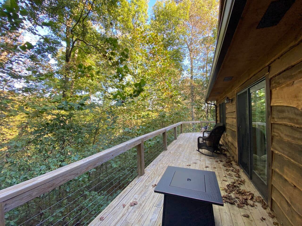 Beautiful deck. 