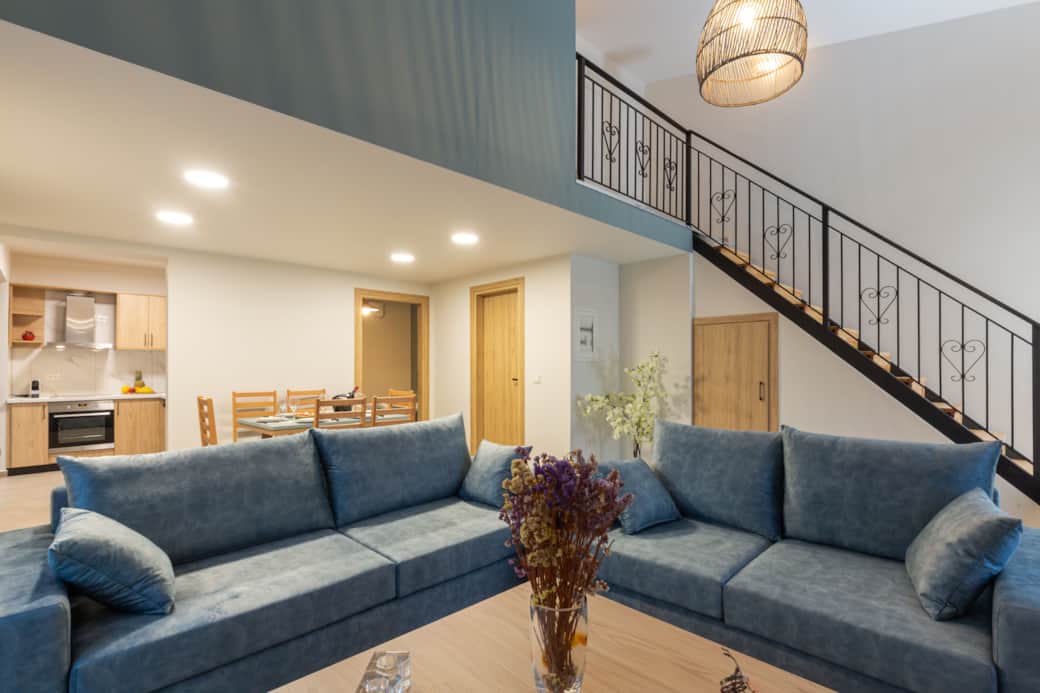 Living Room and Dining Area