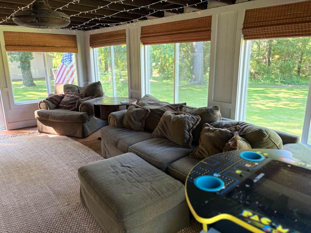 Relax on the back porch