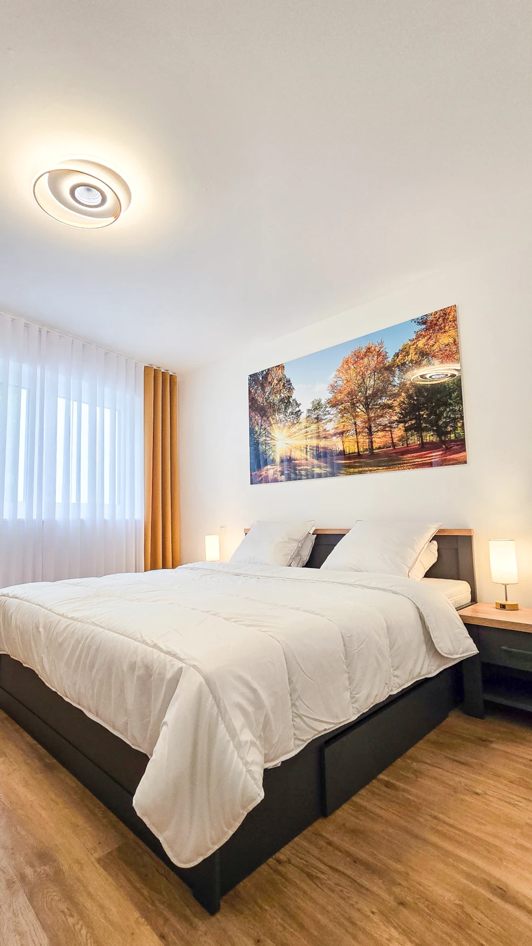 Frensdorf apartments a1 schlafzimmer doppelbett 03