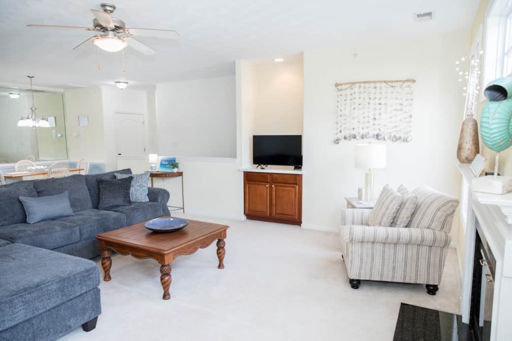 Spacious living area to reconnect and relax