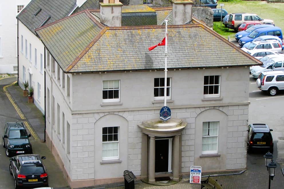 Historic Old House of Keys parliament building in Castletown (Credit Von Finn Bjorklid)