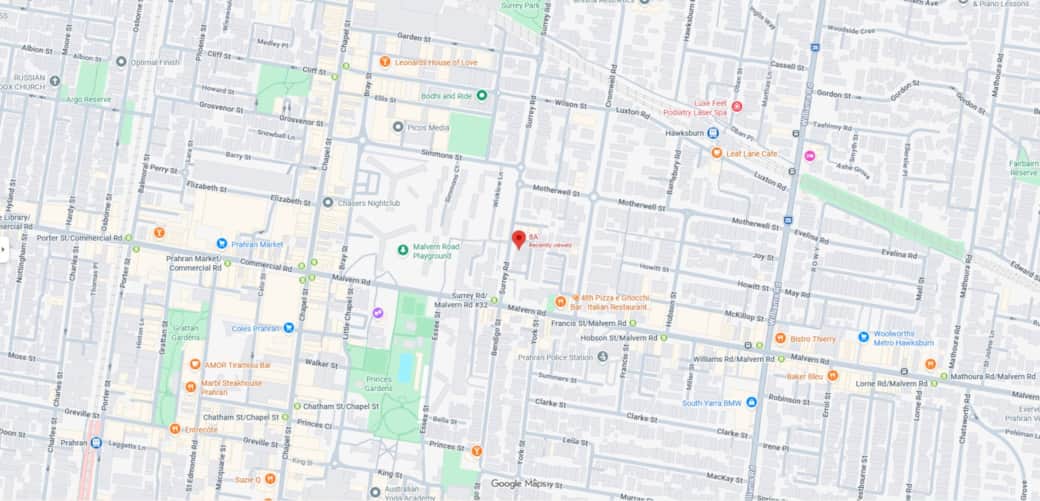 Map of the property location
