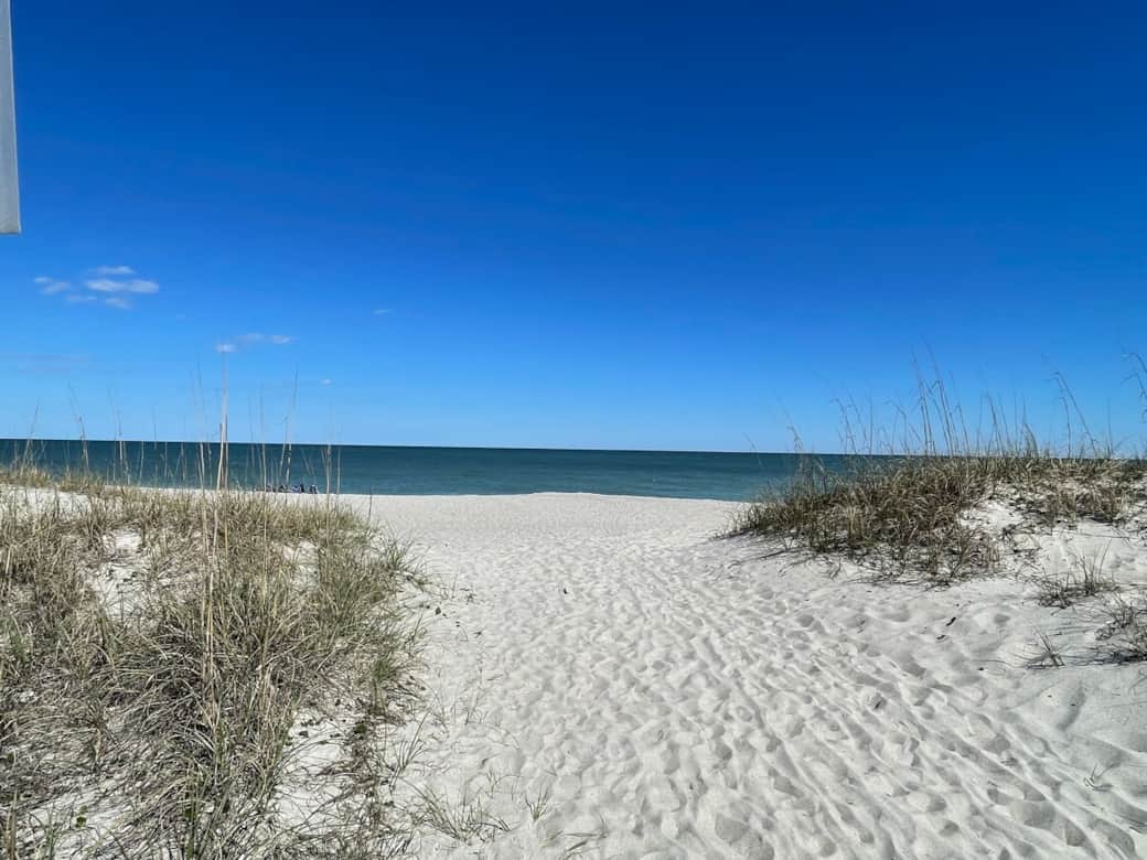 Quick, easy beach access—no driving, no parking stress, just sand and surf.