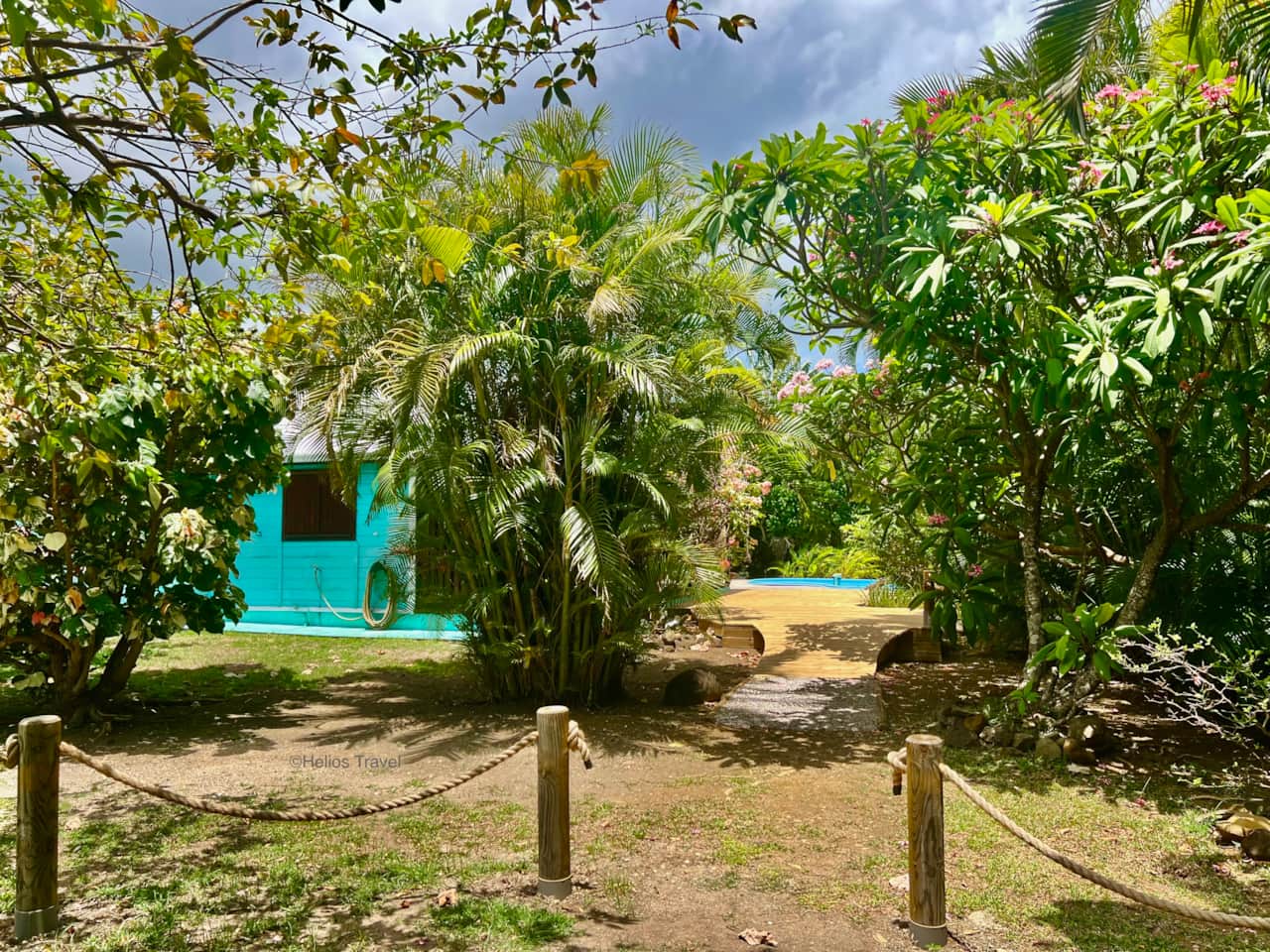 L'entrée de la villa Tara