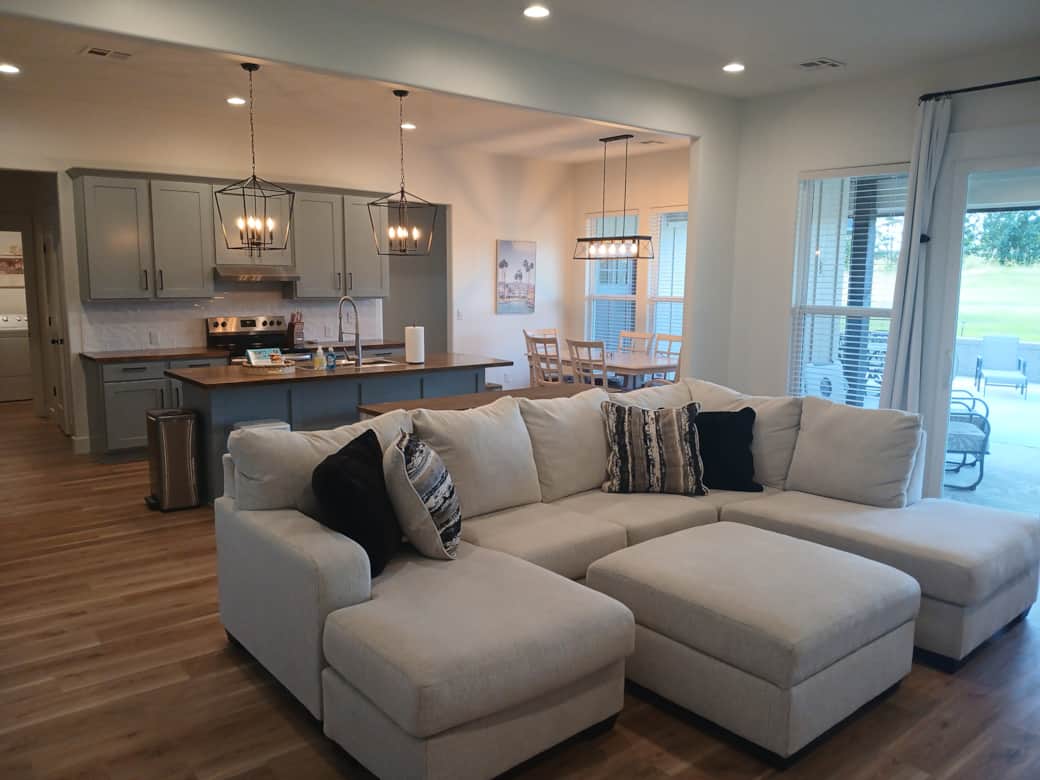 Living area from front door