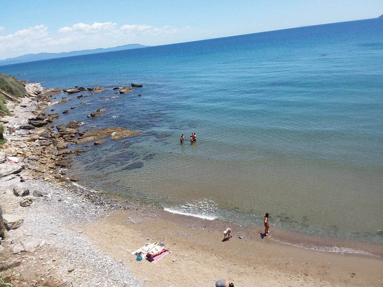 La spiaggia di piazza Bovio