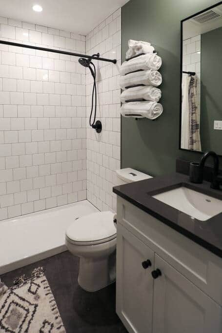 Bathroom is on the main level