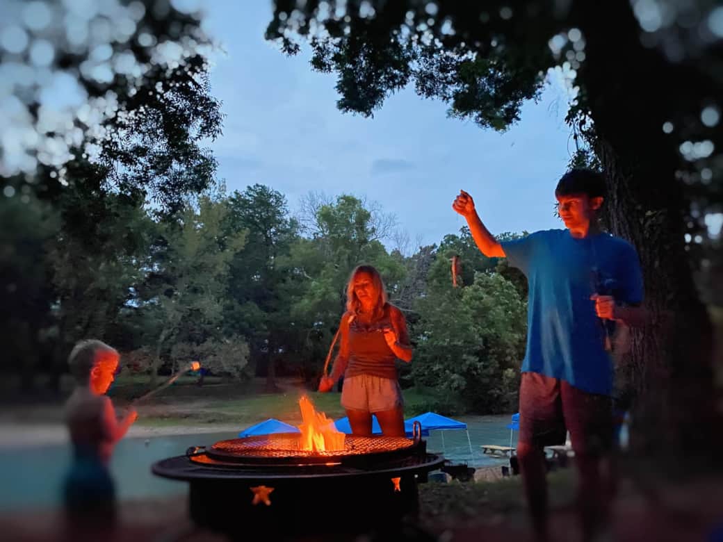 Roast some s'mores with the family