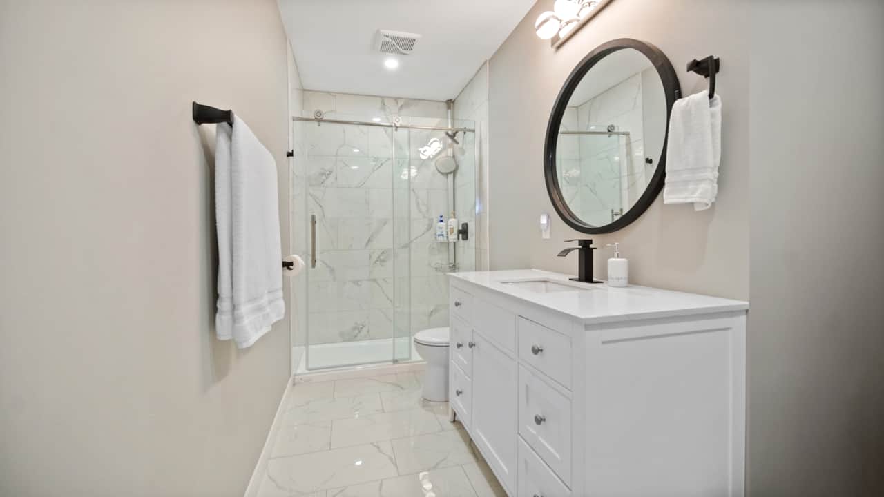 Bathroom with shower 