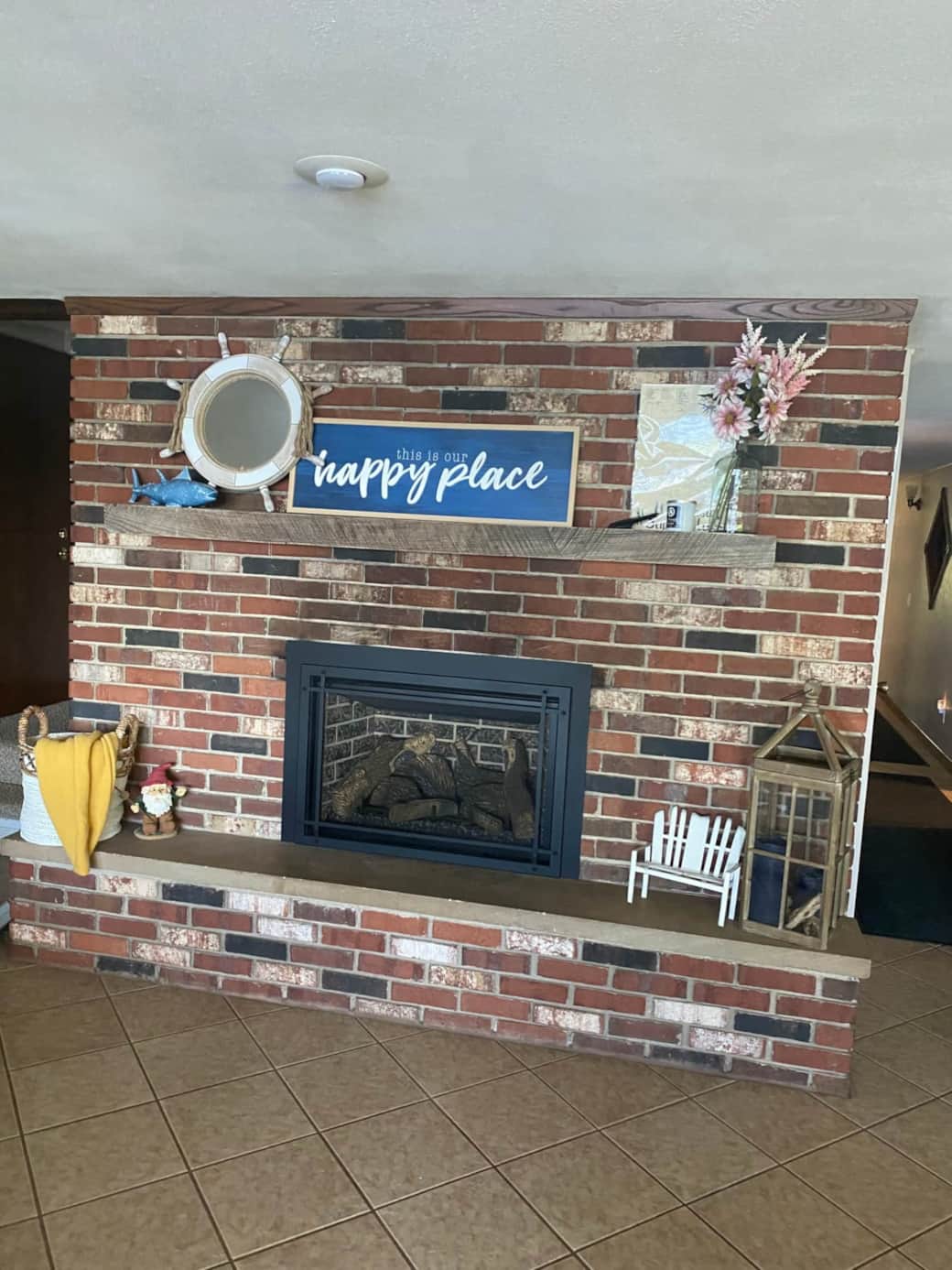 Gas fireplace