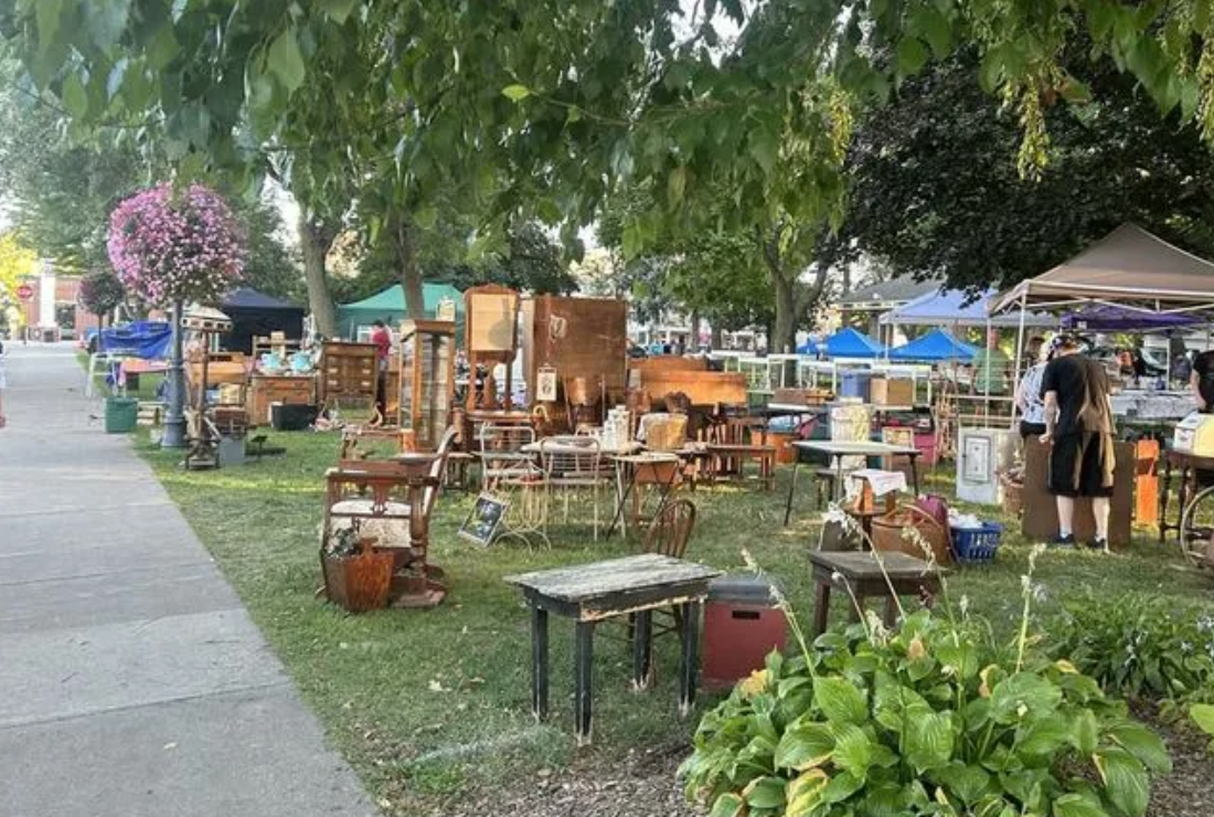 Antiques in the Square in Clear Lake, Iowa