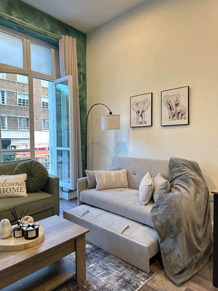Soft and snug sofa bed 