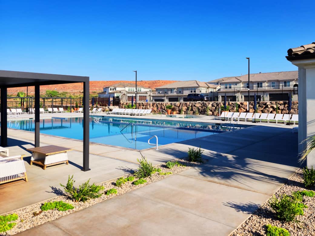Lap Pool and Hot Tub