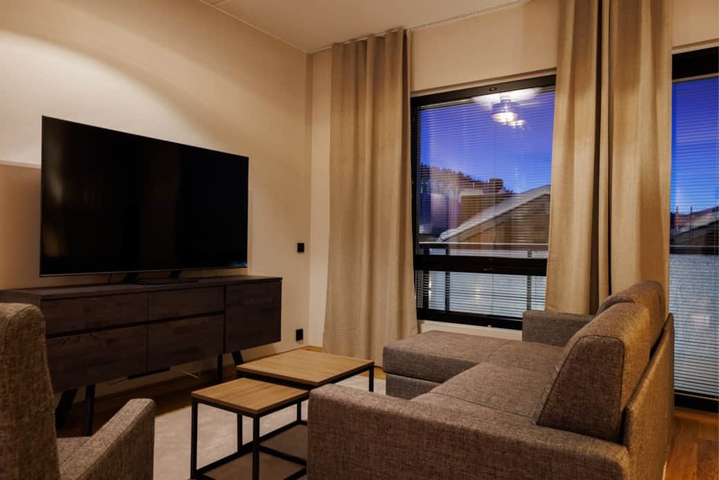 The living room