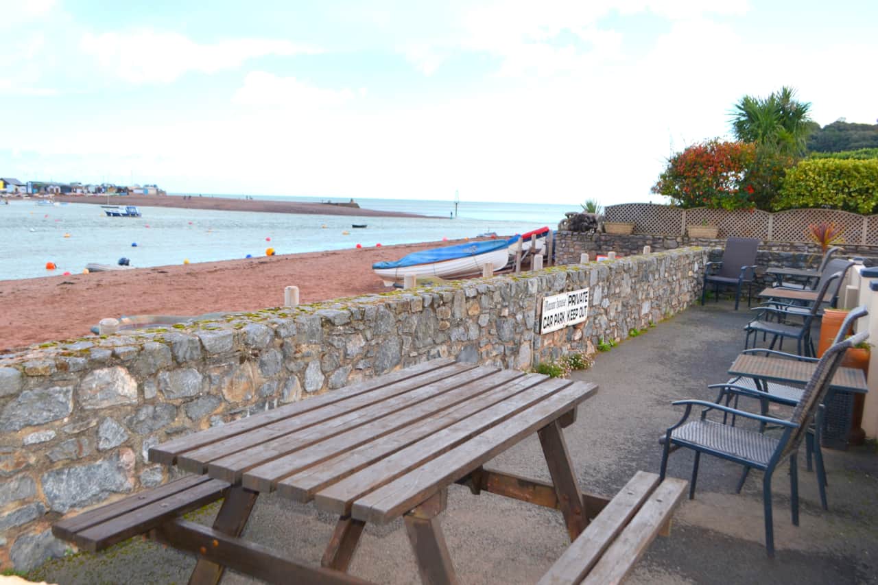 Riverside terrace