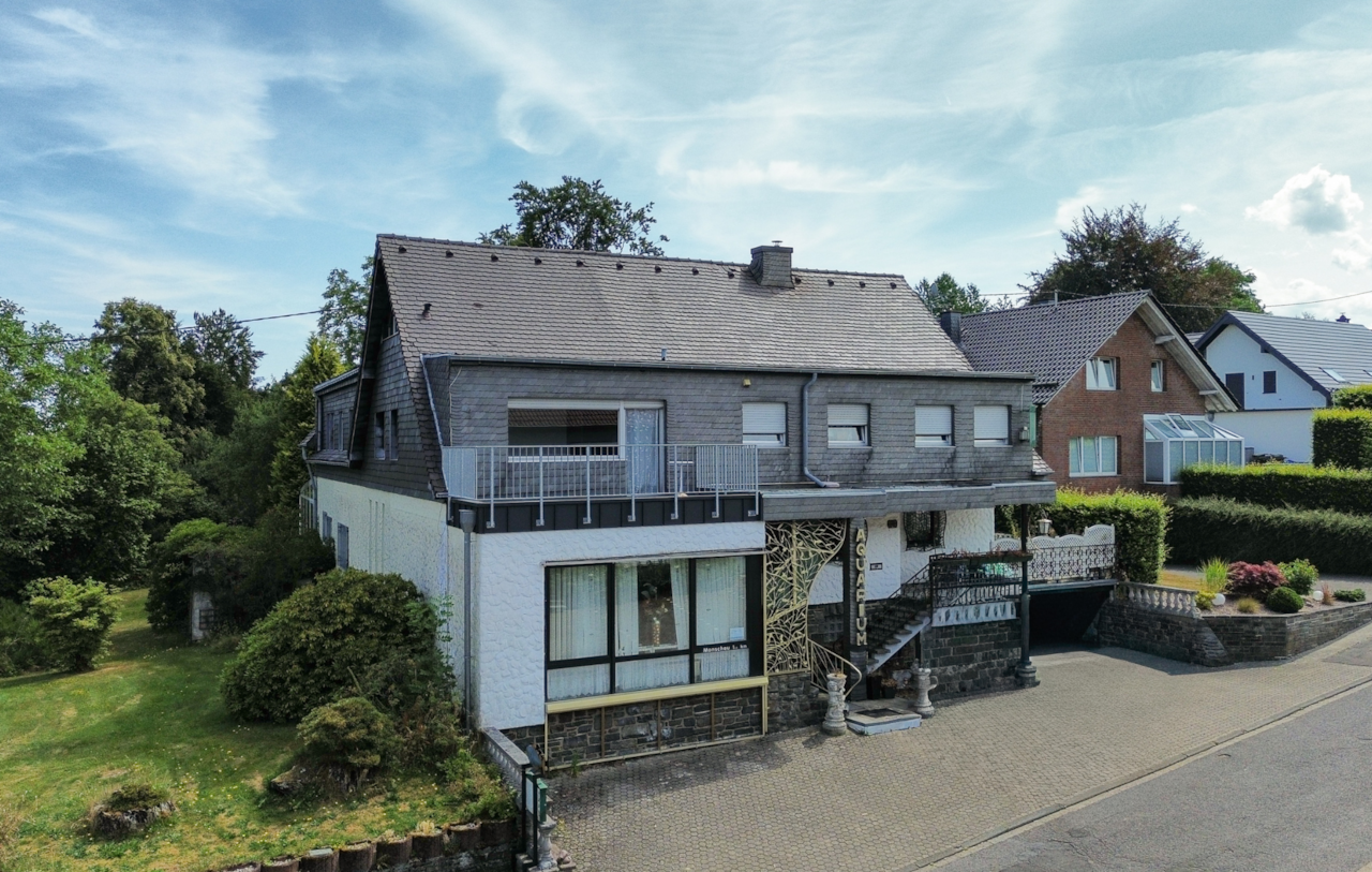 Front view of the house