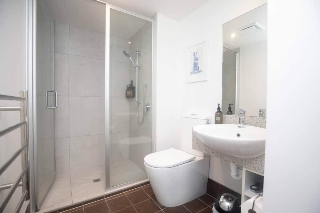 Recently renovated and stocked with Ashley & Co amenities.