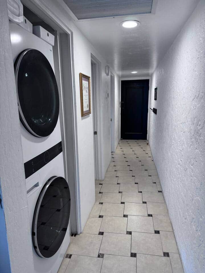 Oversized washer & dryer in-unit
