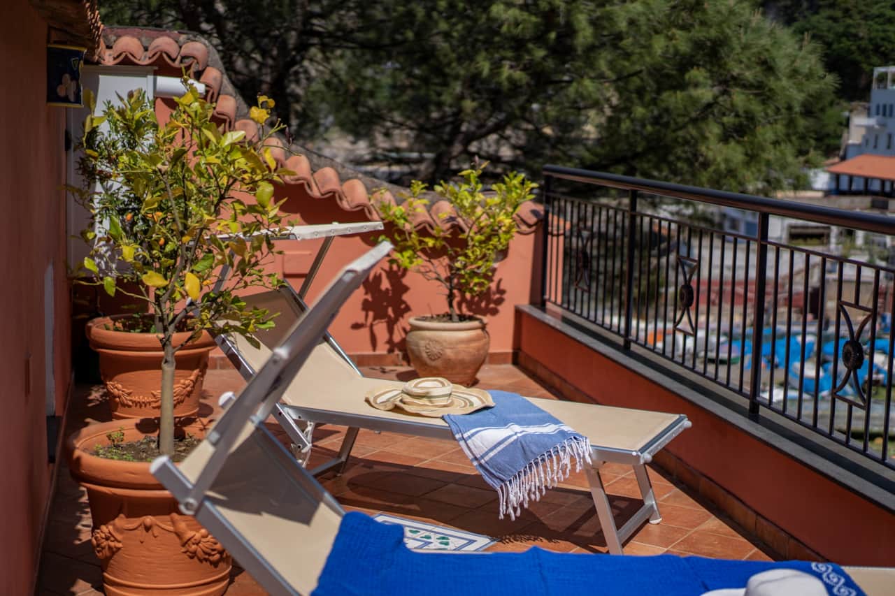 Private terrace. A parasol will be provide during your stay