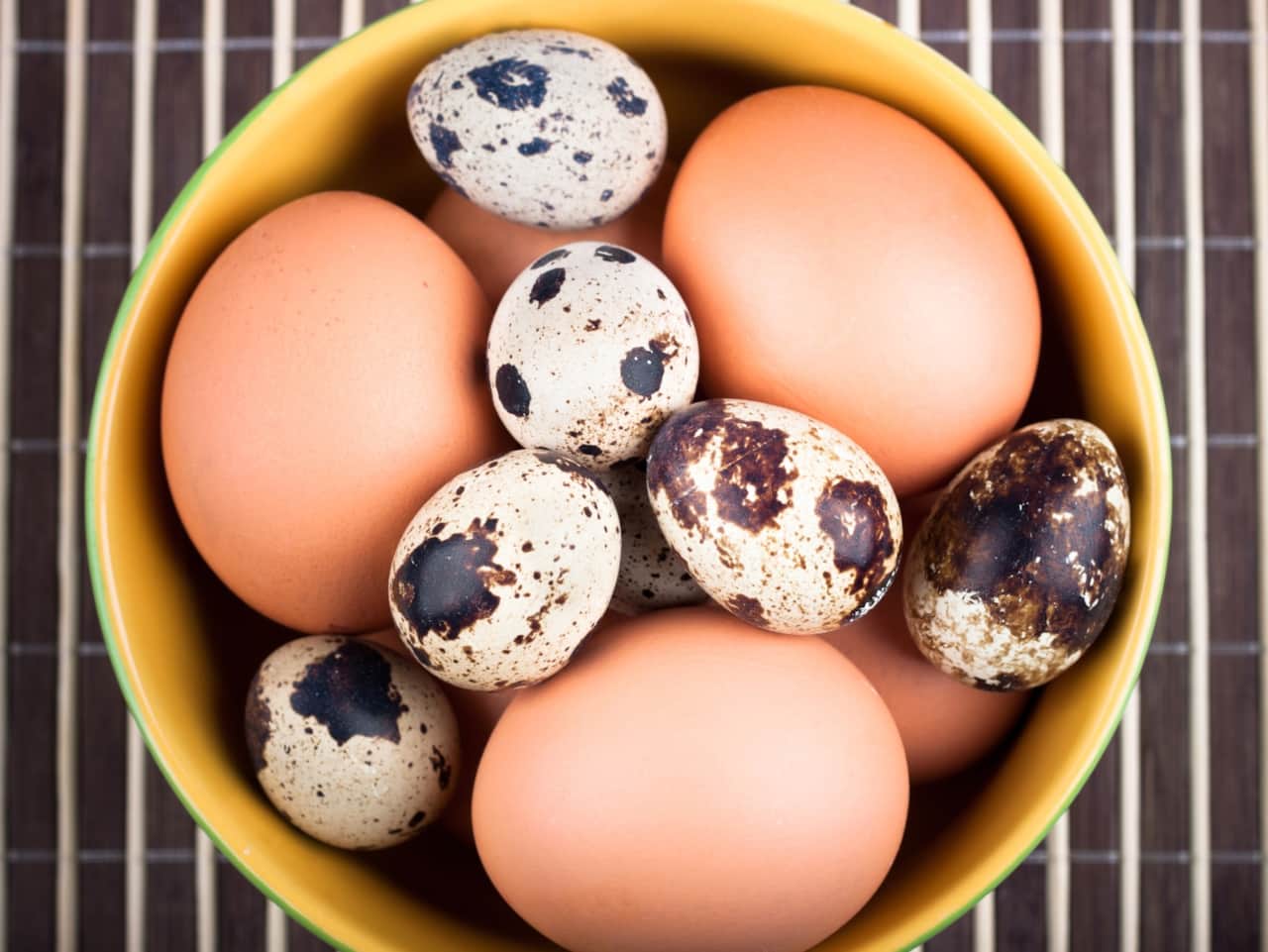 Quail and Hen Eggs
