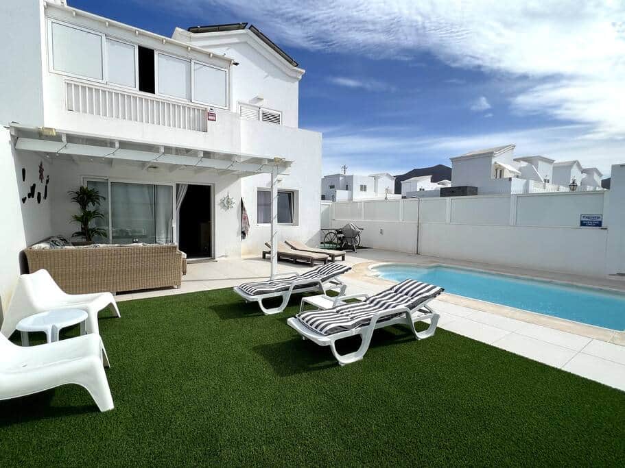 piscine chauffée, terrasse