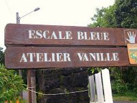 pancarte escale bleue atelier vanille