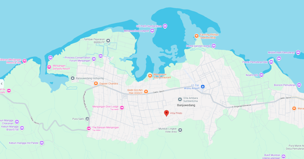 Map of the property location