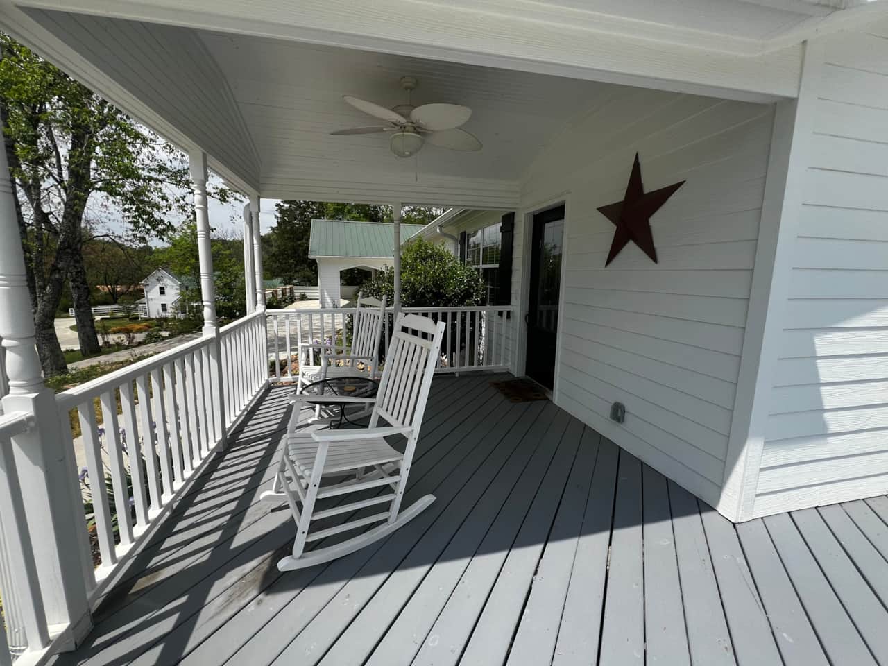 Cottage front porch