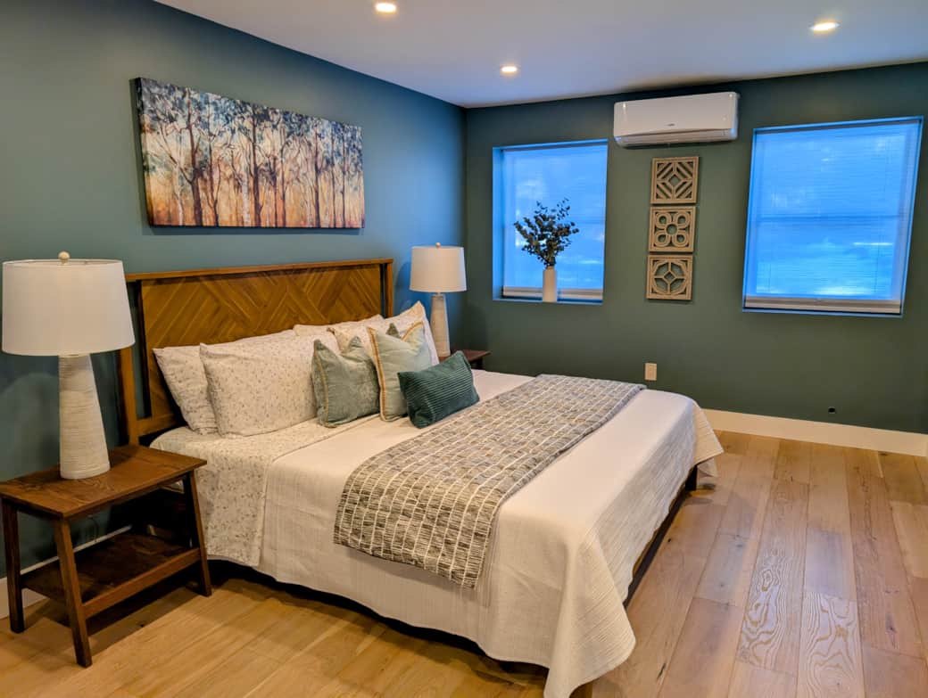 first floor primary suite