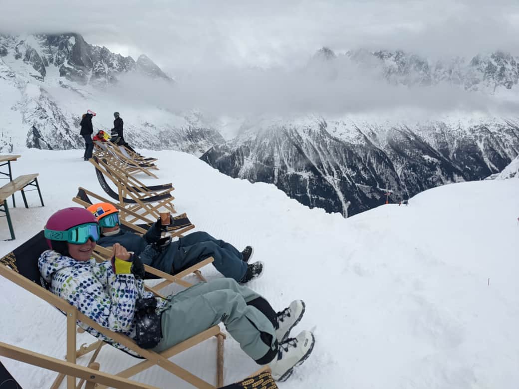 Looking to the Mer de Glace from Flegere