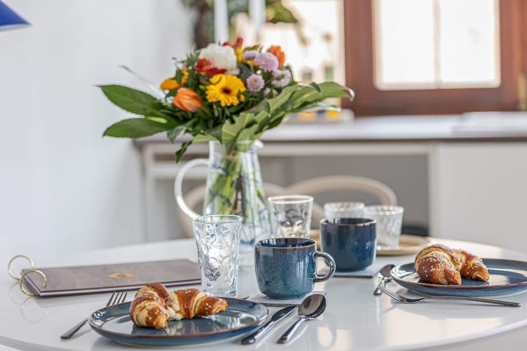 Frühstück in ihrem Ferienzuhause genießen 