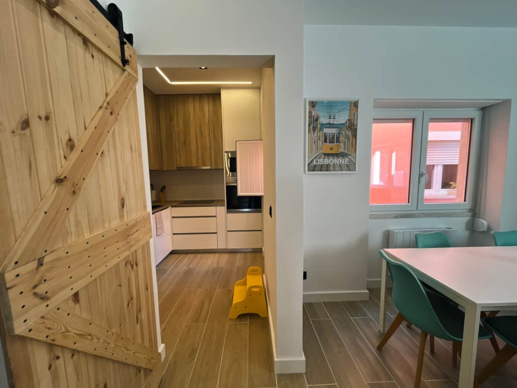 Living room - kitchen and dining table