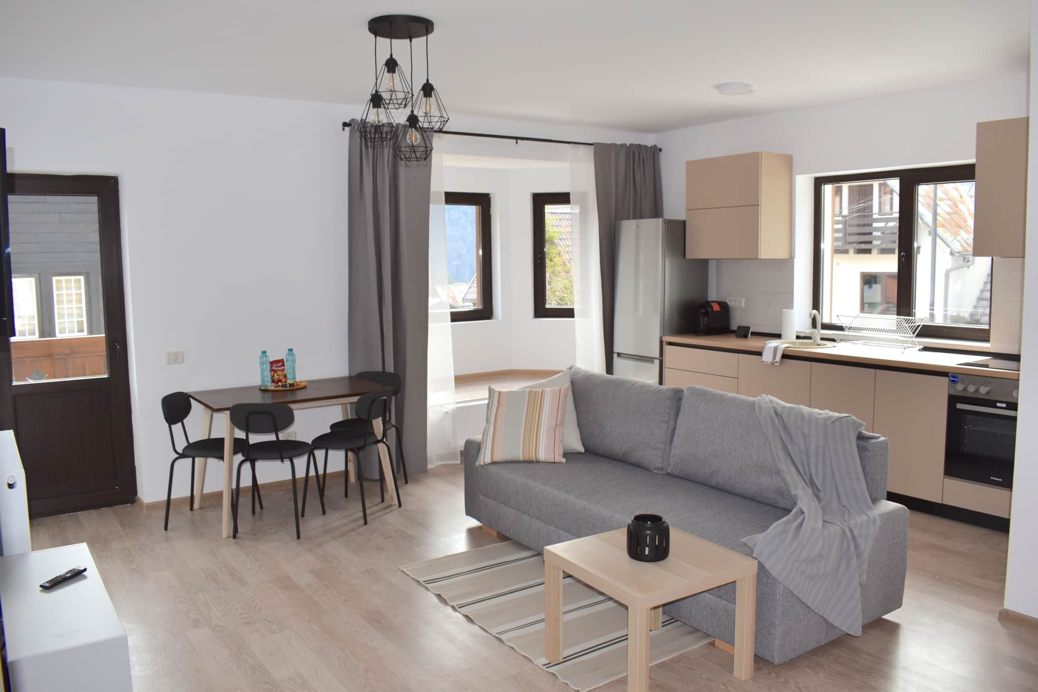Cosy & Minimalistic 1BR (4) near Peleș Castle
