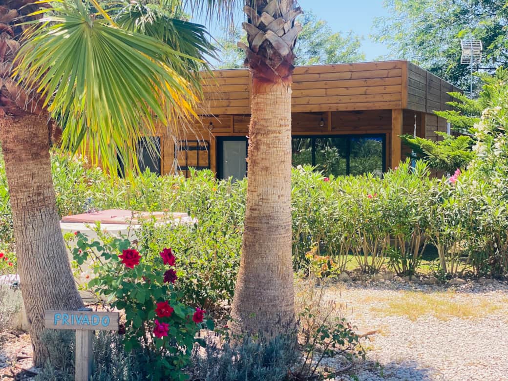 Fachada de casa de madera 