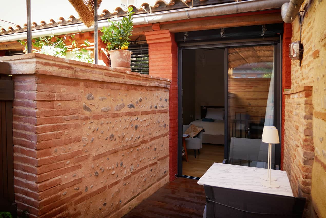 Le charme d'une chambre sur terrasse