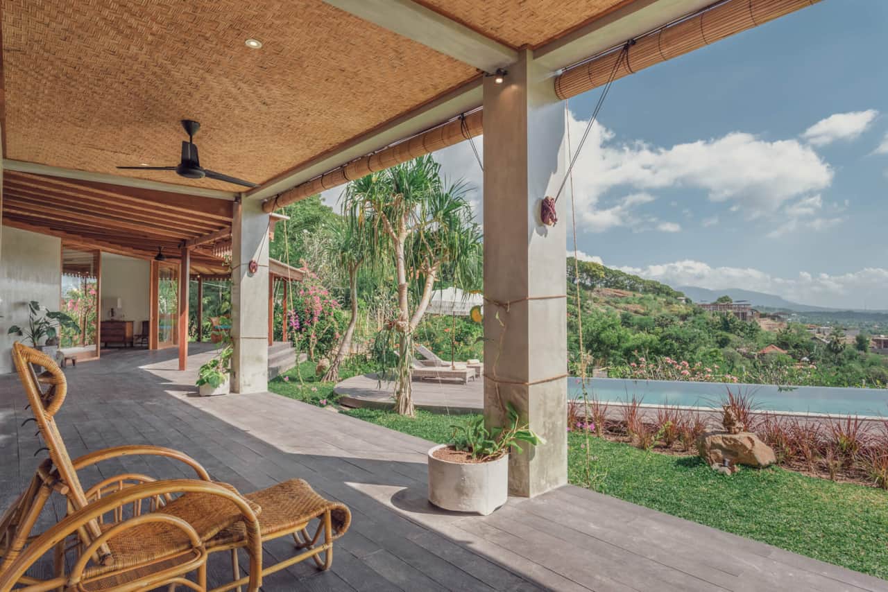 Villa Jamu, porch