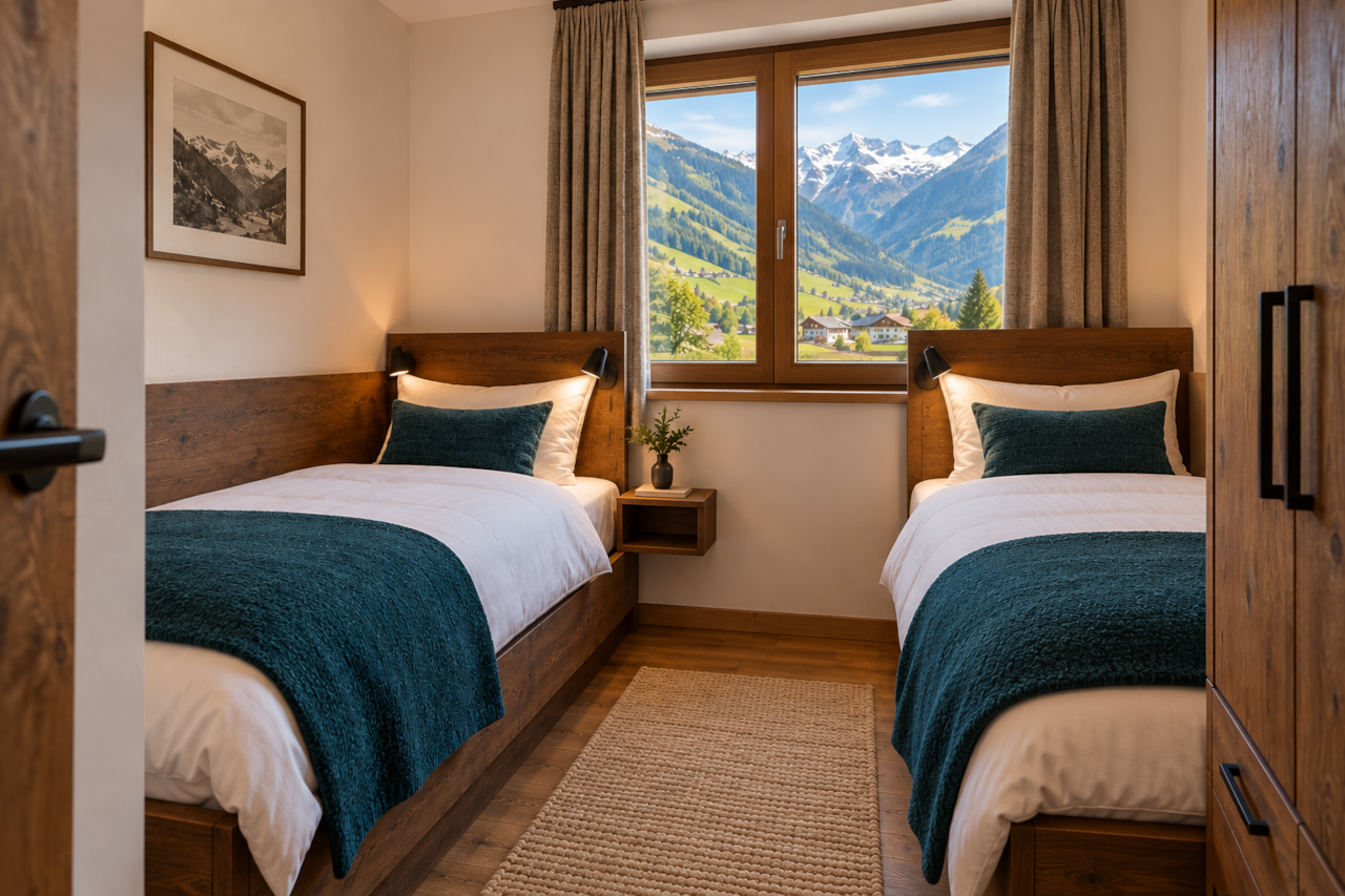 Saalbach 6 Personen- schlafzimmer 2