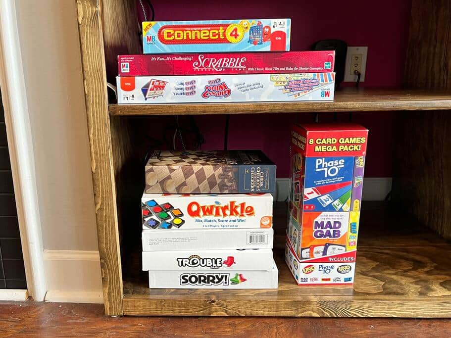 You won't get bored here... we've got board games. :D