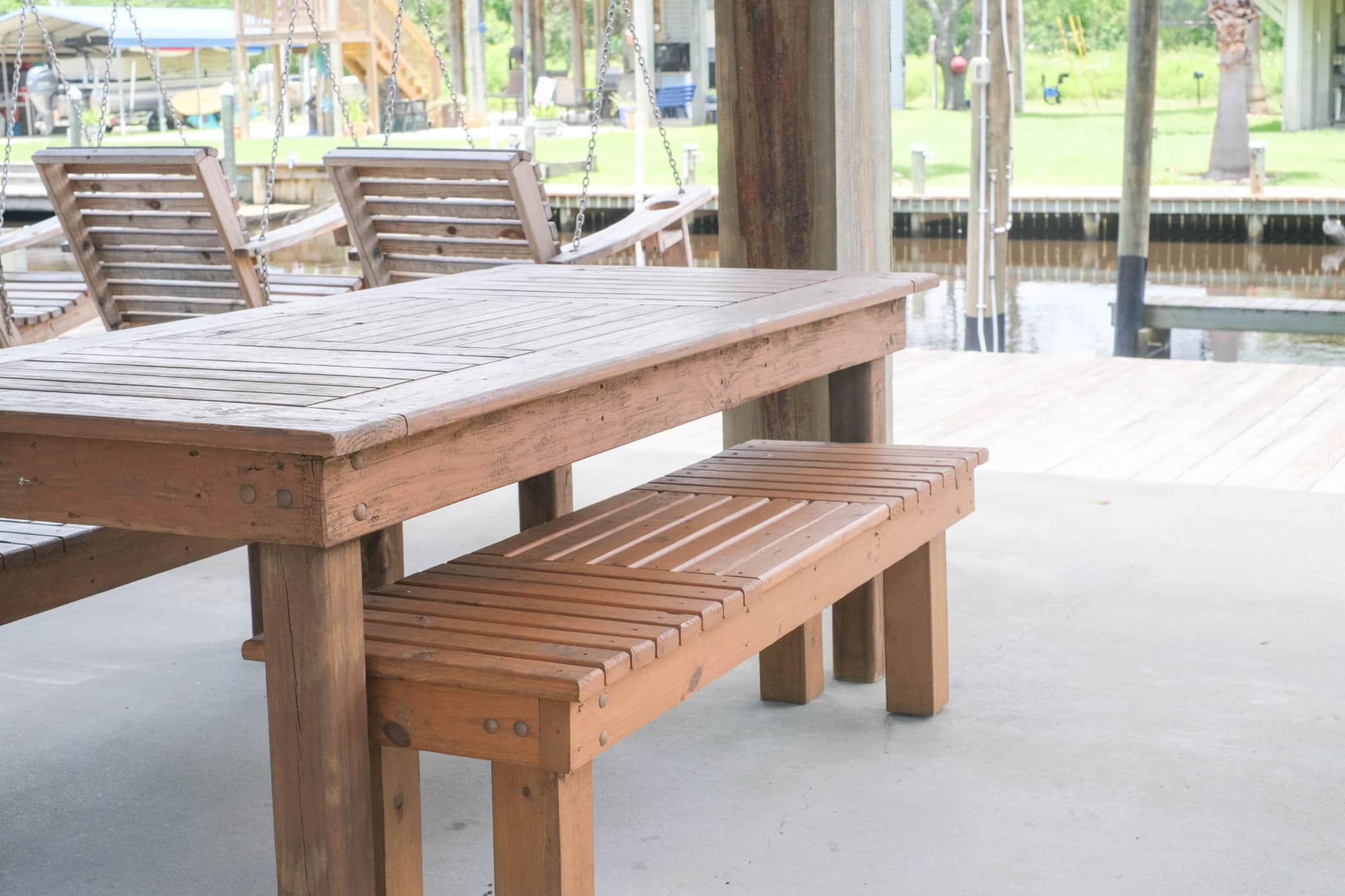 Picnic table for downstairs gatherings.jpg