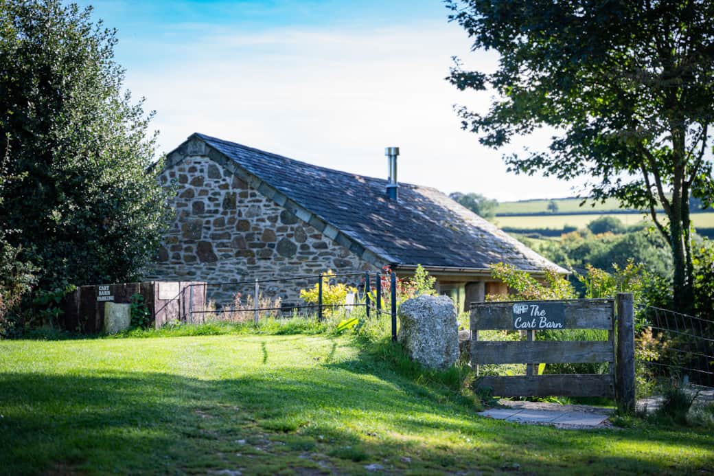 Pathway leading to The Cart Barn