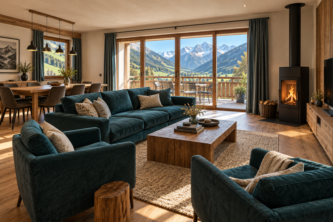 Saalbach 6 Personen- wohnzimmer