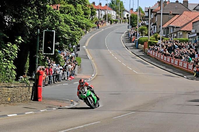 View of Bray Hill during Isle of Man TT races