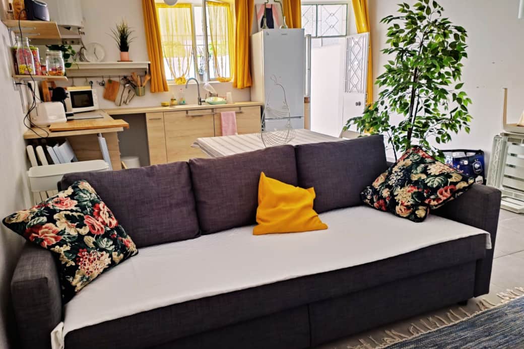 Casa victoria living room & kitchen