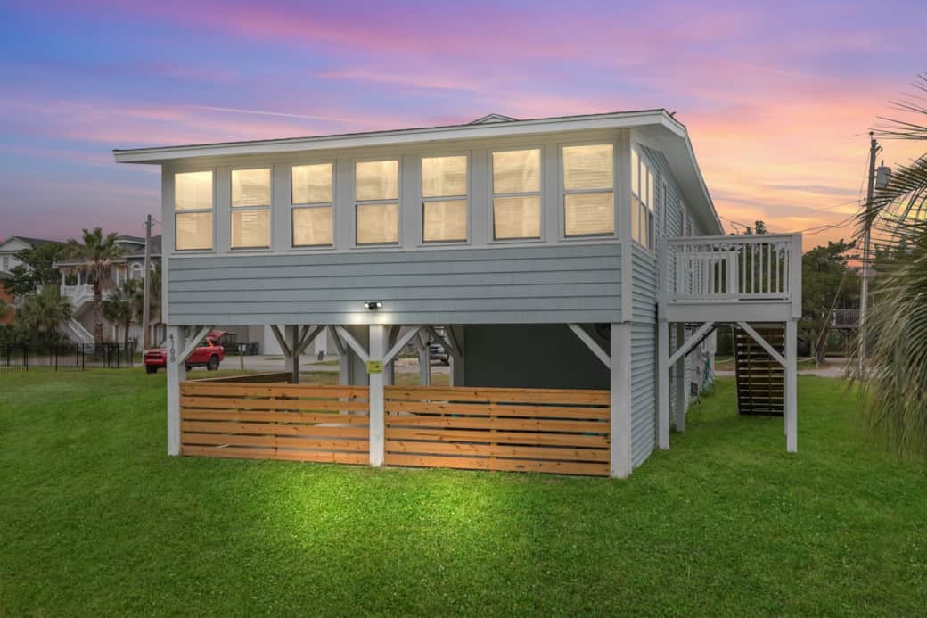 Beautiful sunsets every night at our beautiful Windy Hill Beach!  House sits 2 blocks off the beach and includes everything you need for fun at the beach!