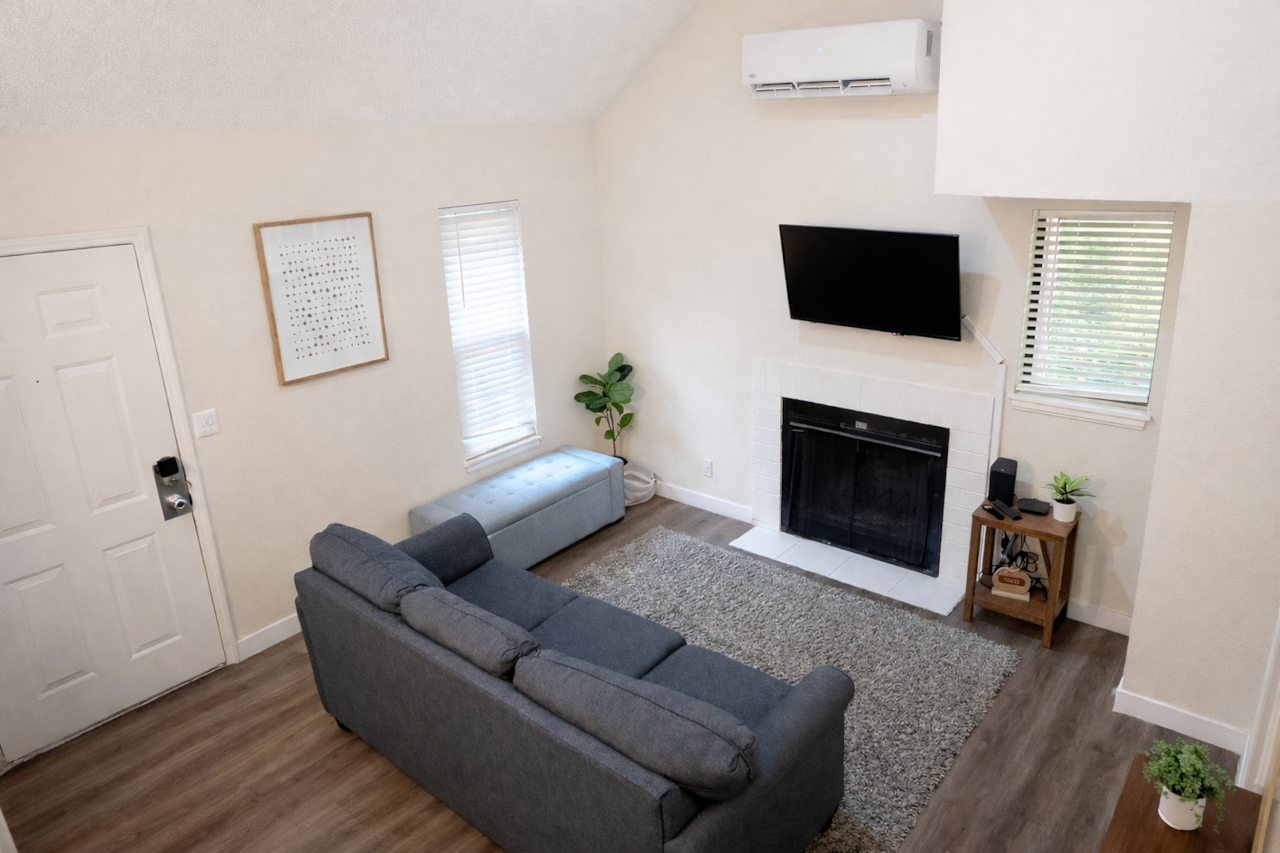 Stylish loft apartment in an unbeatable city location, perfect for work or play.