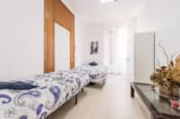 4.Room with double and Single Bed and Balcony