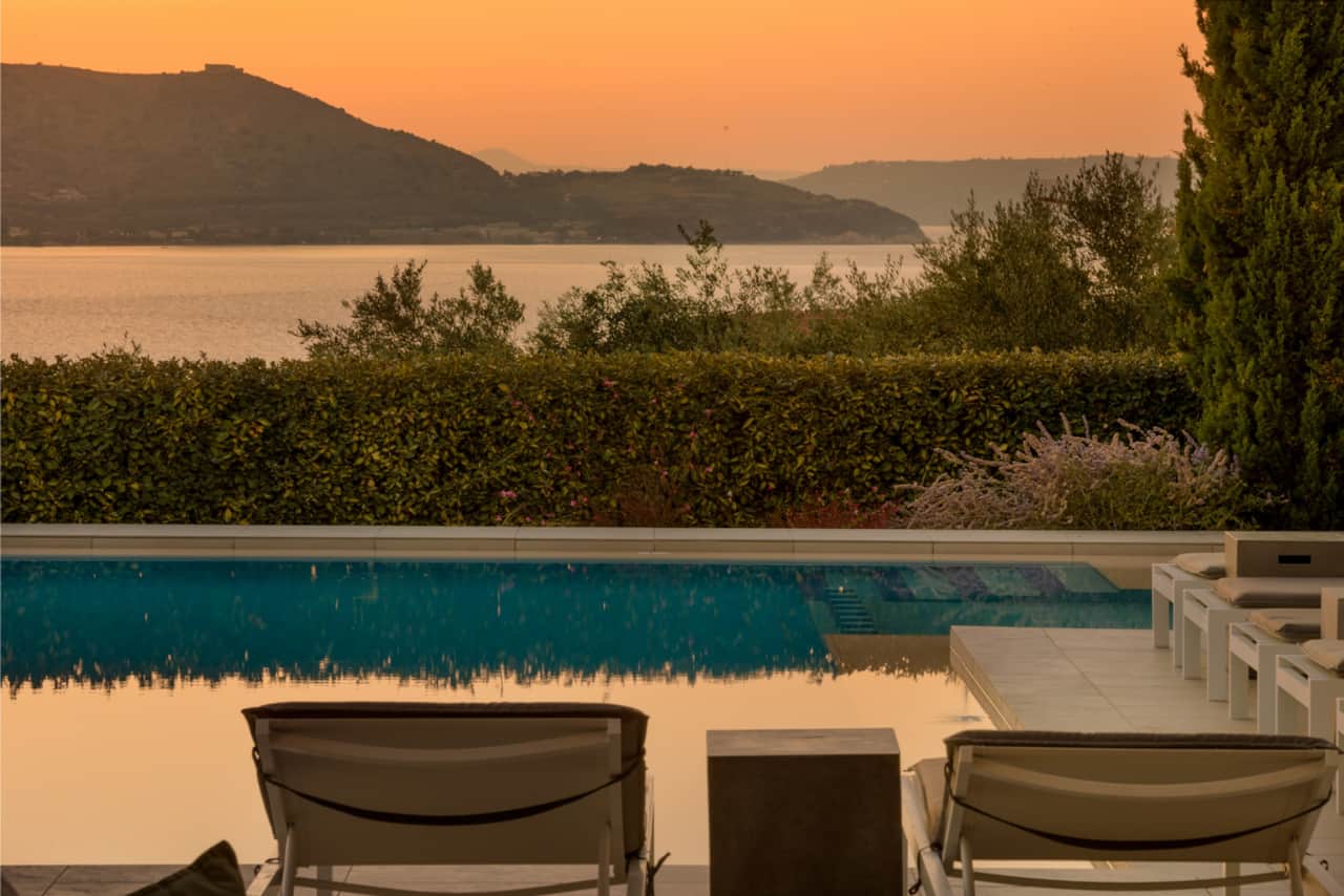 Villa Karga - Sunset by the pool