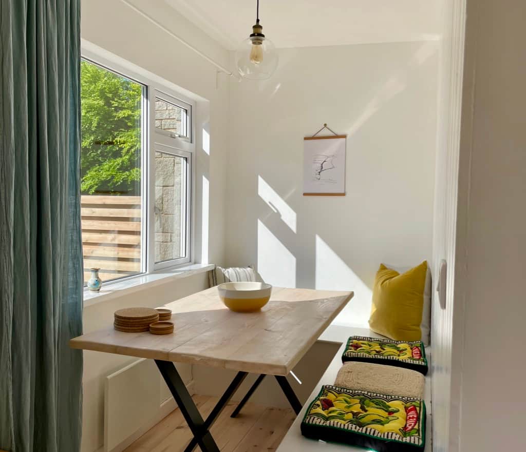 Dining area with south facing views