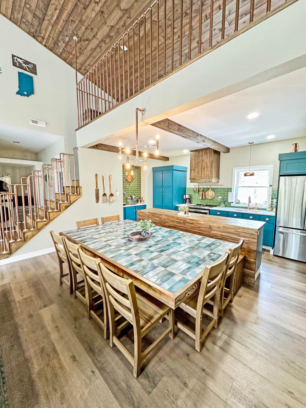 Fully equipped kitchen + dining for group meals Fully equipped kitchen + dining for group meals